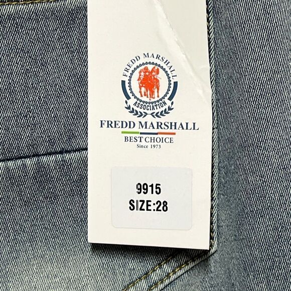 NWT Fredd Marshall Fleece Lined Equestrian Jeans Womens Sz 28 - Picture 3 of 7